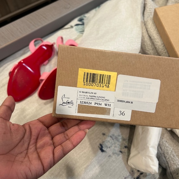 Pink RED BOTTOMS - Picture 4 of 4